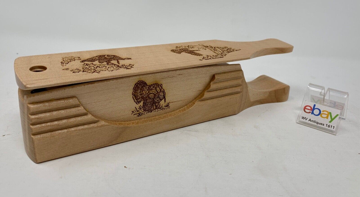 Genuinely Amish Crafted "Handle Half Moon" Turkey Box Call