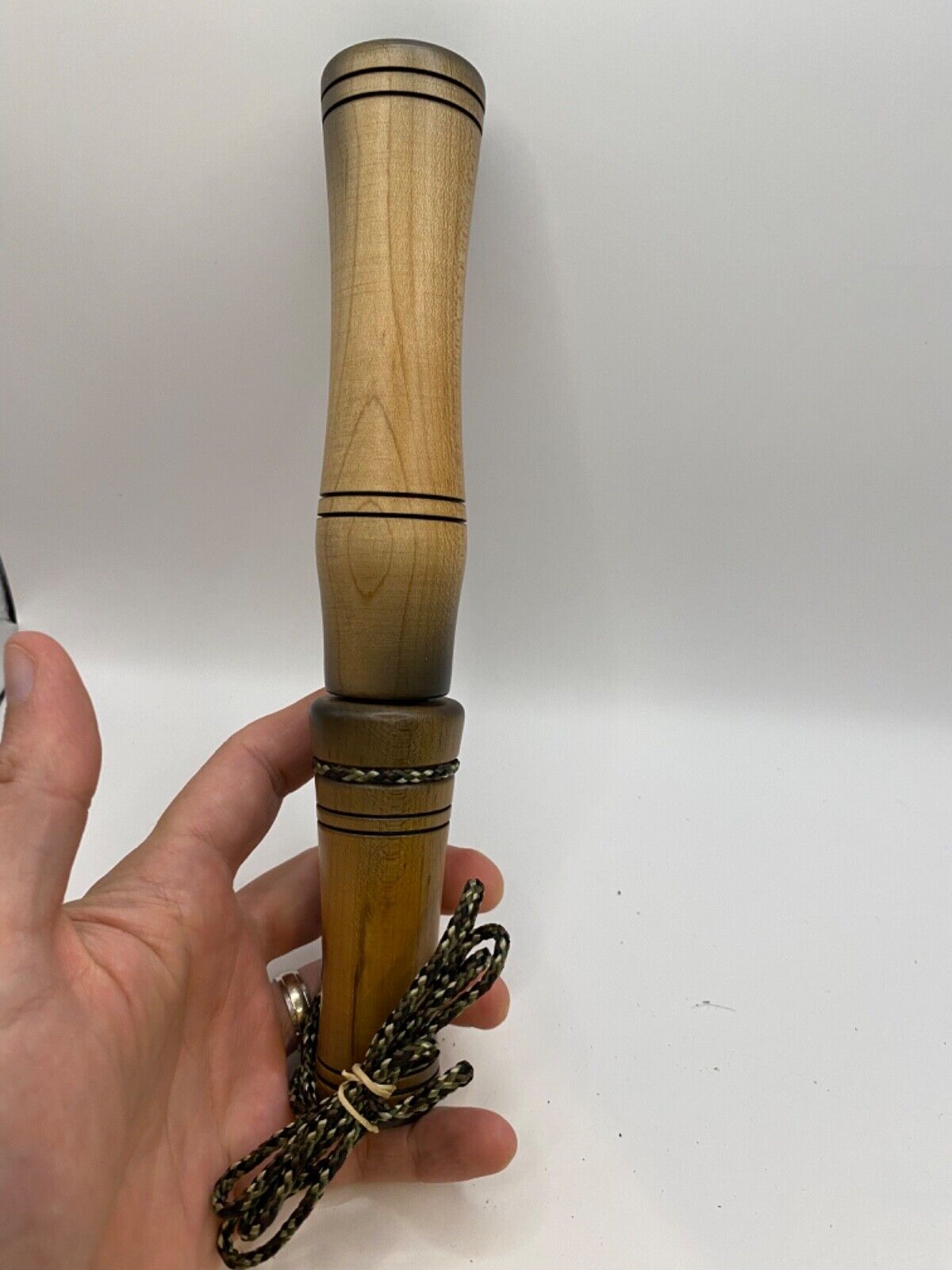 Wooden Amish Crafted Son Rize Buck / Deer Grunt Call - All Wood, Deep Sound!