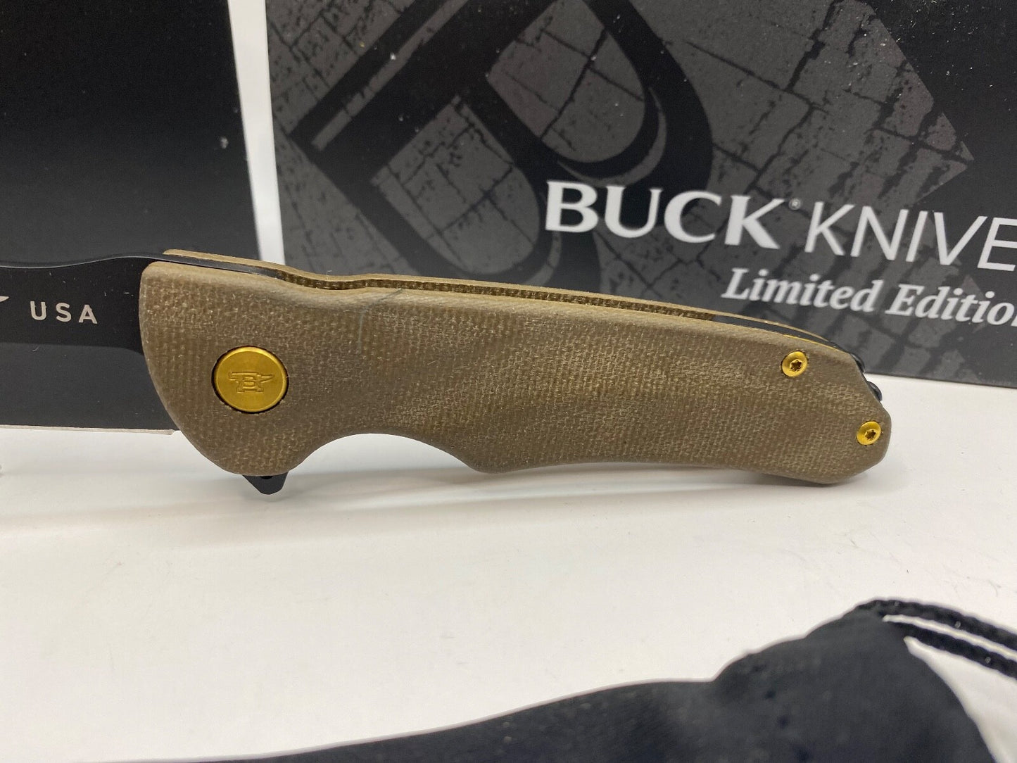 Buck USA 842 Sprint Ops Pro 2022 Limited Edition Knife with Pocket Clip, S45VN !
