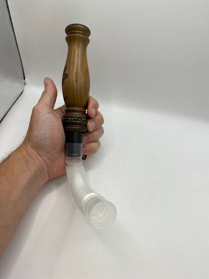 Genuinely Amish Crafted Wooden Elk Bugle Call with Lanyard