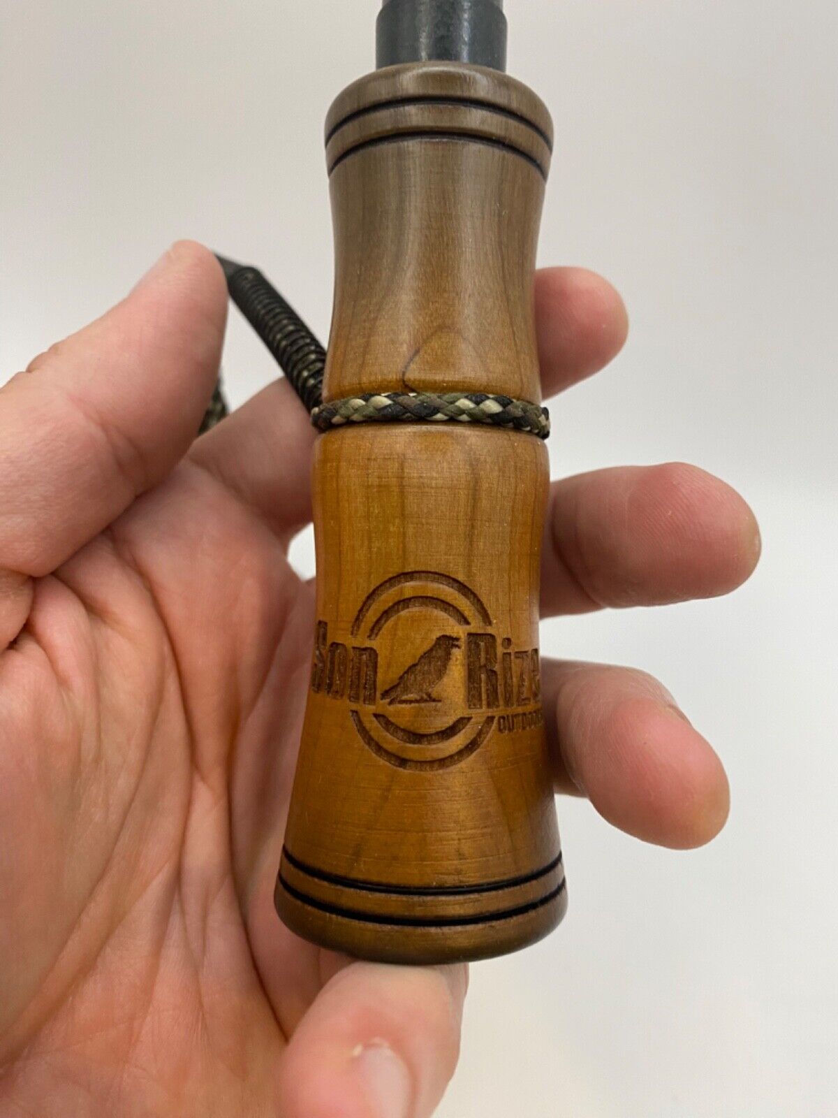 Wooden Amish Crafted Son Rize Crow Call - Big, Full Sound