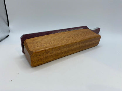 Wooden Amish Crafted Painted Lid Turkey Box Call - Winter Scene