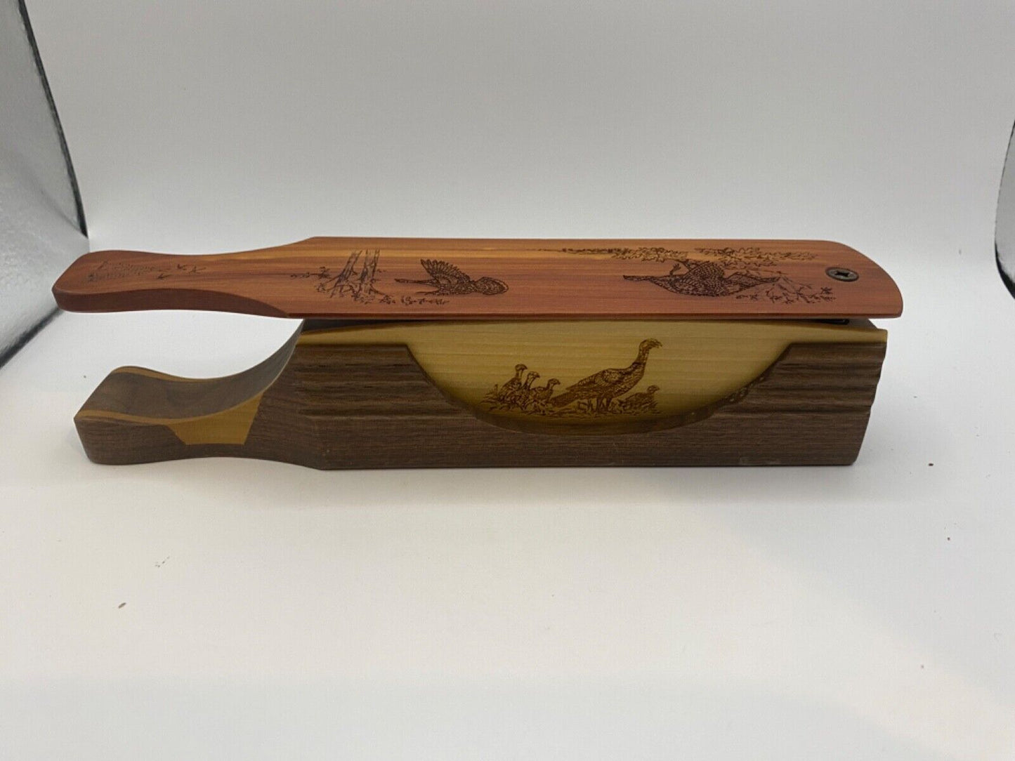 Genuinely Amish Crafted "Handle Half Moon" Turkey Box Call