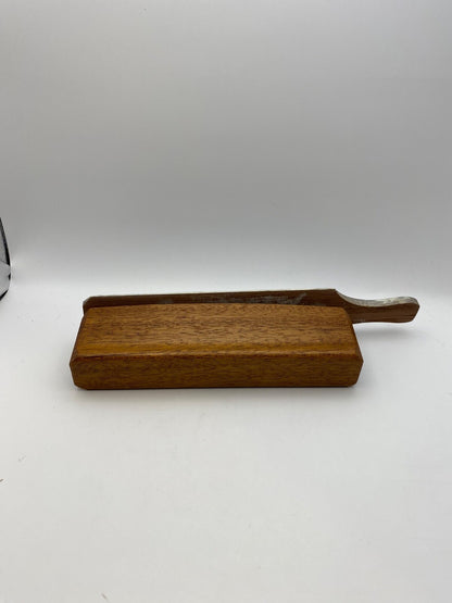 Wooden Amish Crafted Painted Lid Turkey Box Call - Elk Scene - New, Unused!