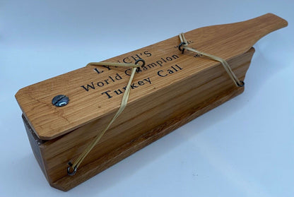 Wooden Amish Crafted Limited "Lynch's Champion" Turkey Box Call - 2024