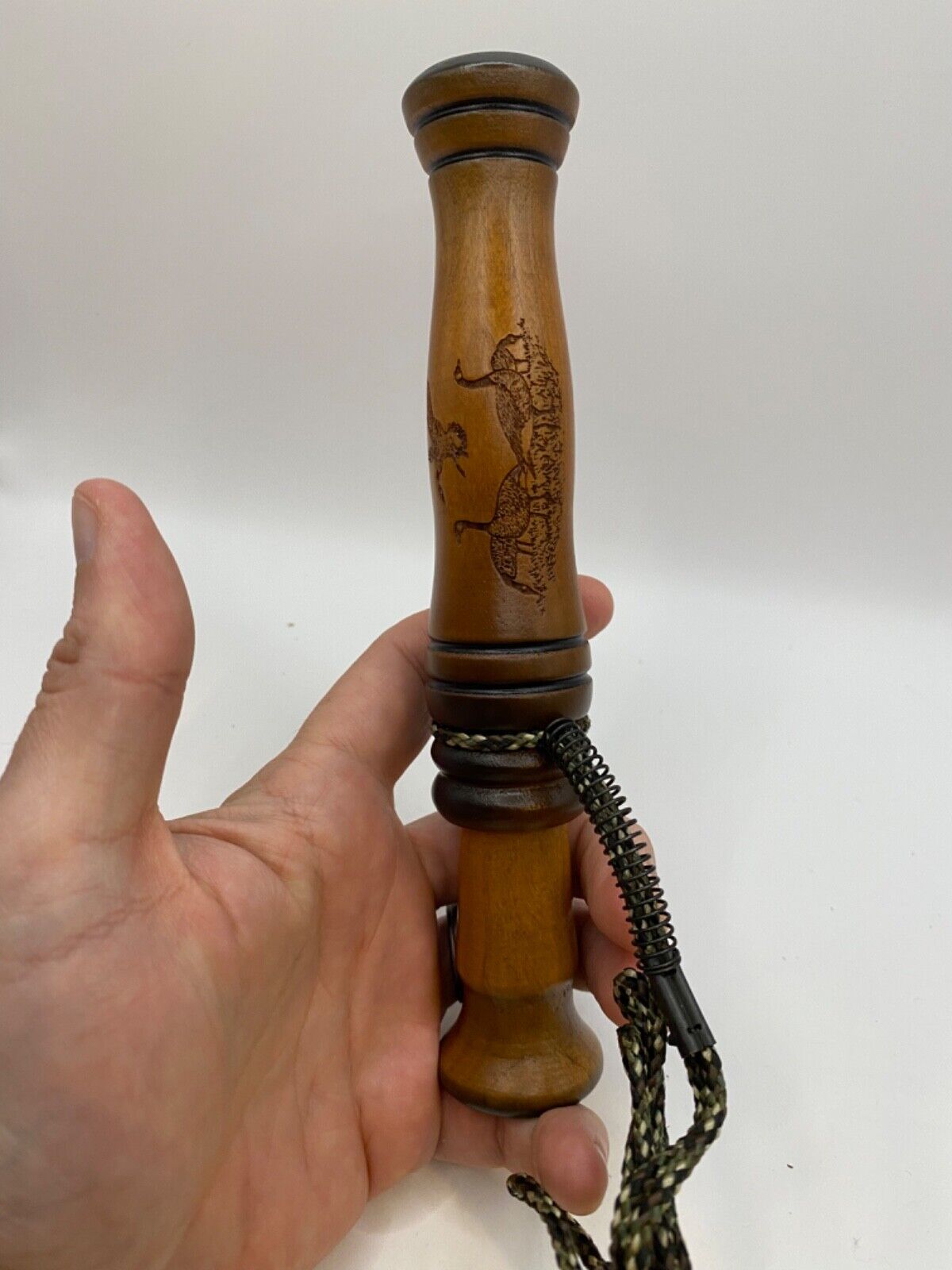 Genuinely Amish Crafted Goose Call with Lanyard - Honker