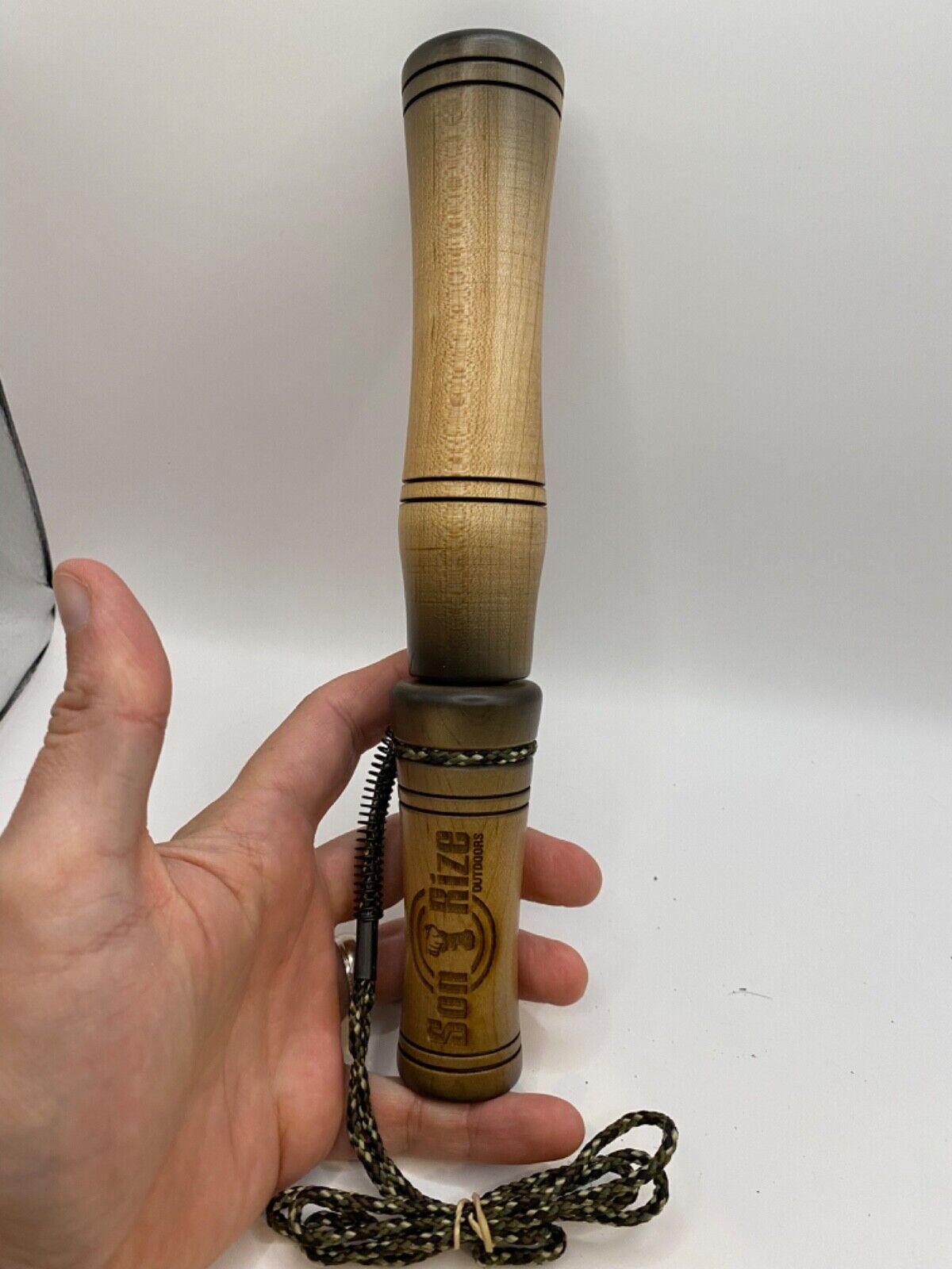 Wooden Amish Crafted Son Rize Buck / Deer Grunt Call - All Wood, Deep Sound!