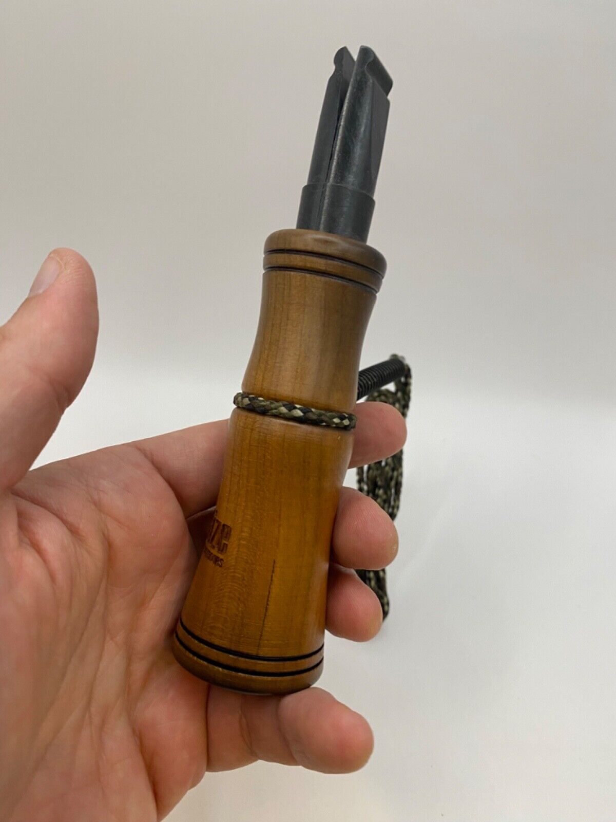 Wooden Amish Crafted Son Rize Crow Call - Big, Full Sound