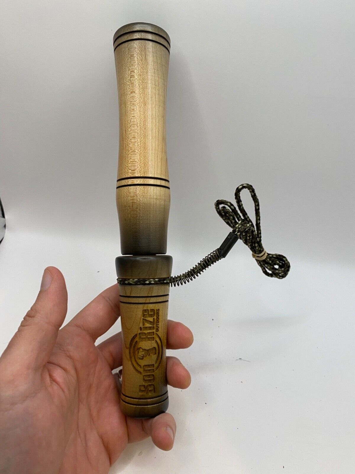 Wooden Amish Crafted Son Rize Buck / Deer Grunt Call - All Wood, Deep Sound!