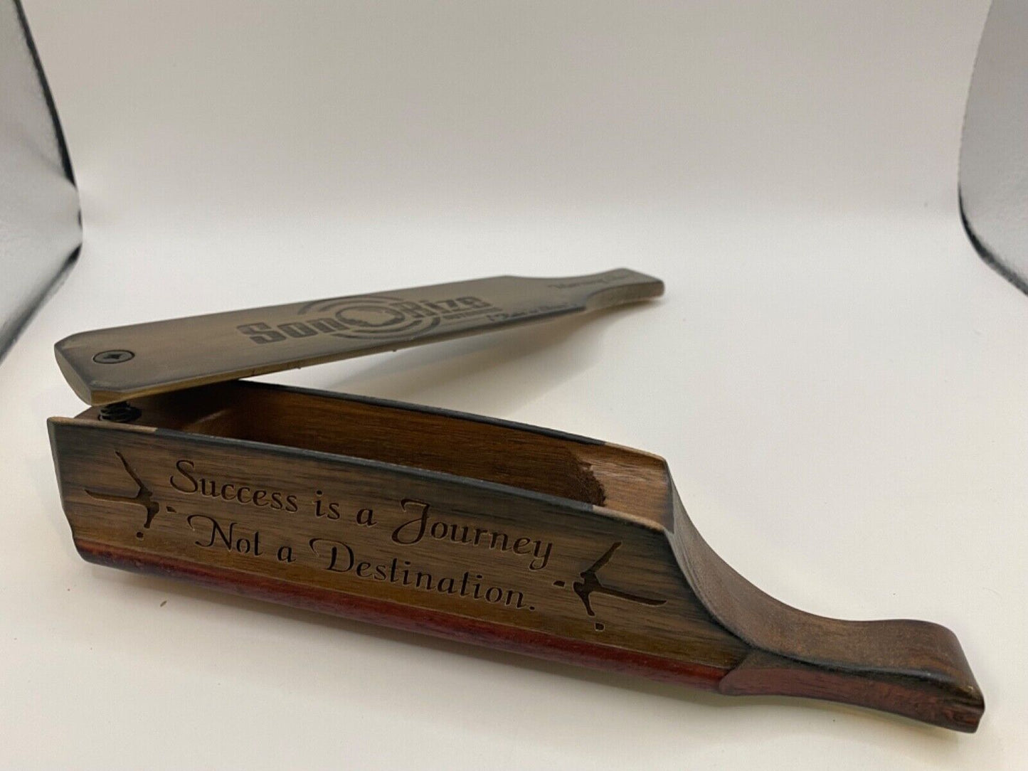 Wooden Amish Crafted Custom Engraved "Son Rize" Turkey Box Call - 2024