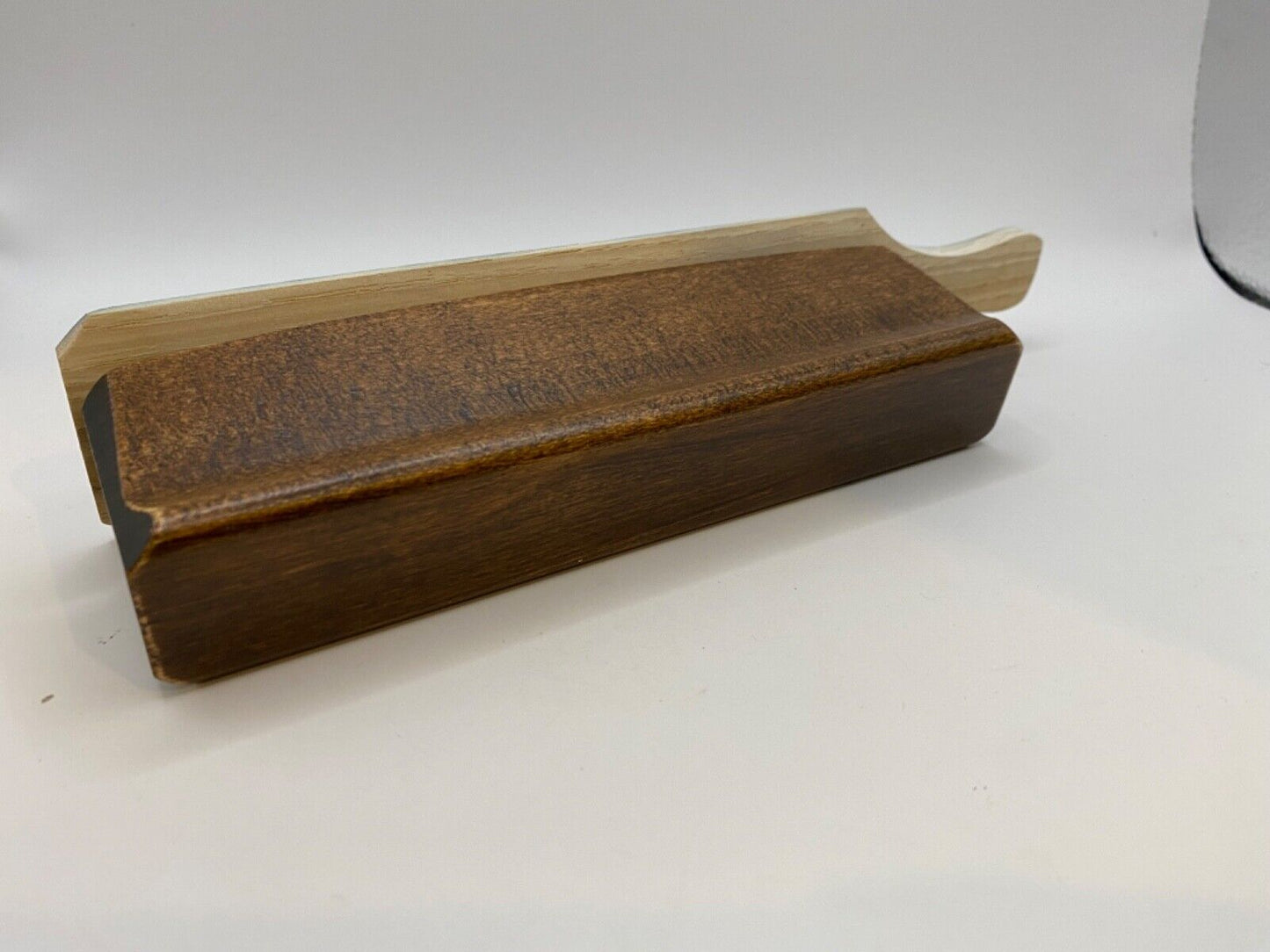 Wooden Amish Crafted Painted Lid Turkey Box Call - Winter Scene
