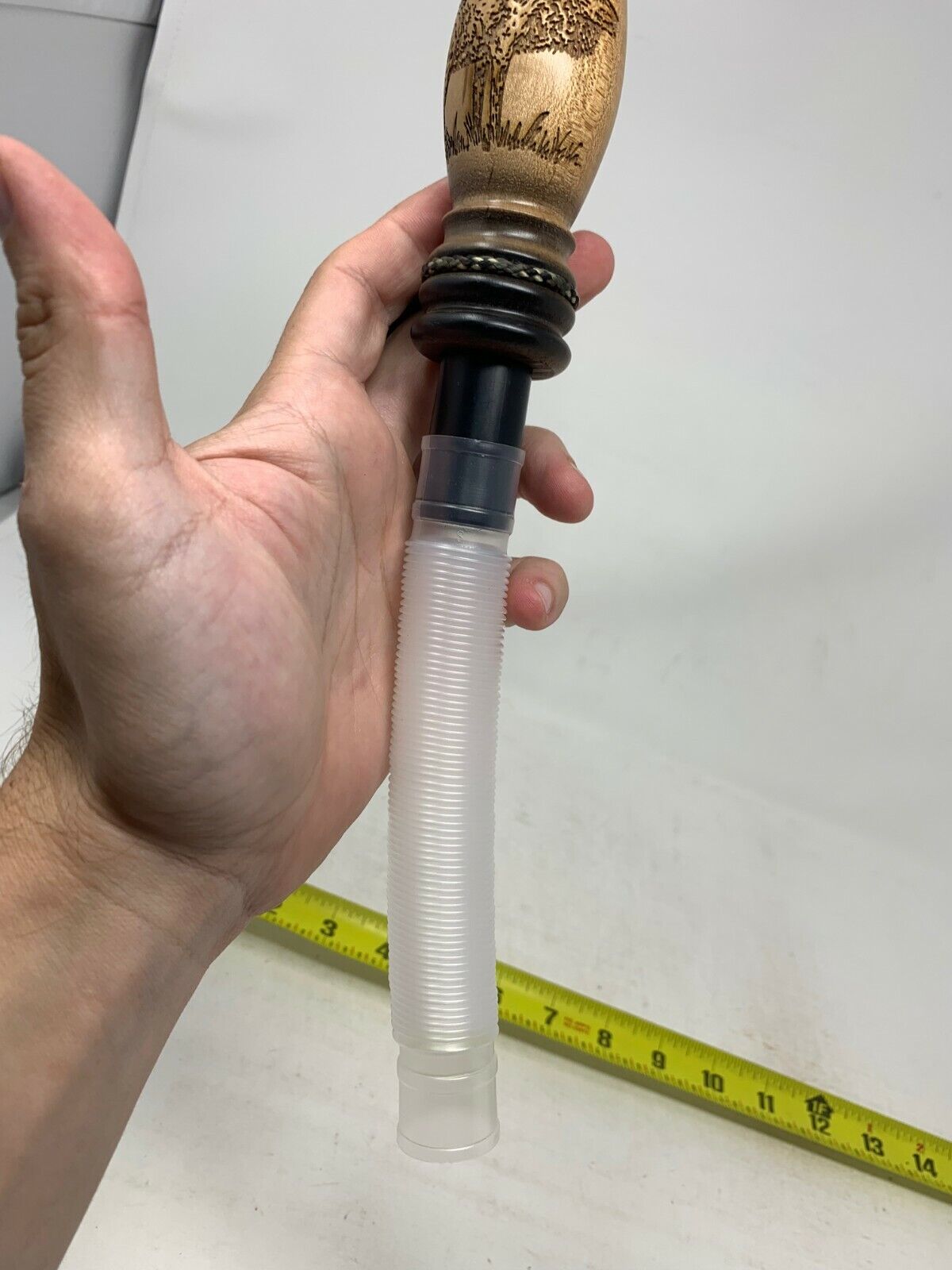 Genuinely Amish Crafted Wooden Elk Bugle Call with Lanyard