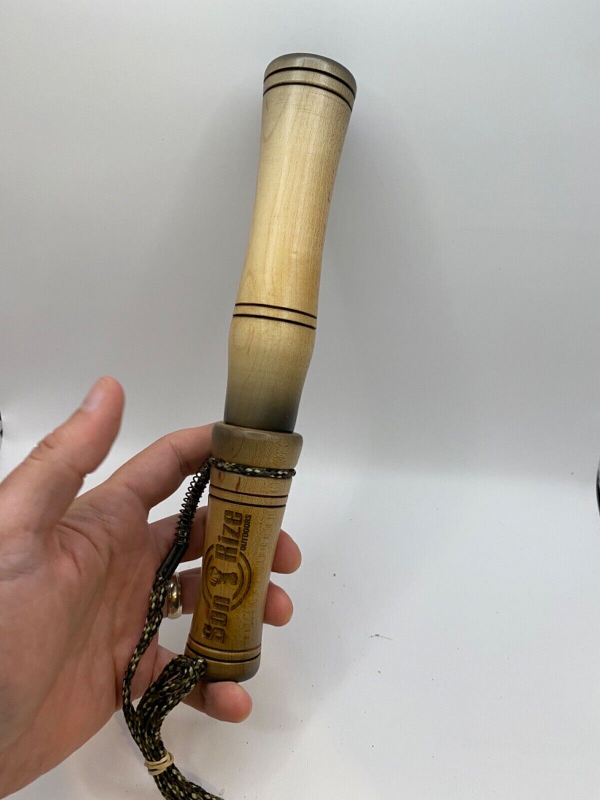 Wooden Amish Crafted Son Rize Buck / Deer Grunt Call - All Wood, Deep Sound!