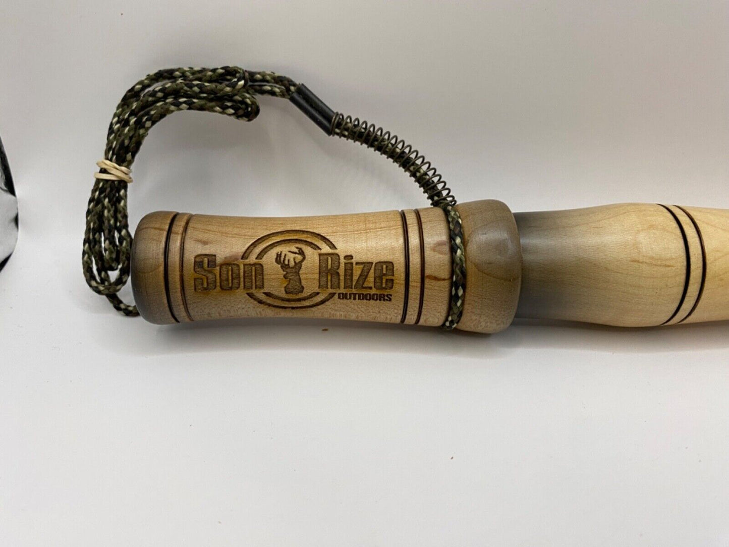 Wooden Amish Crafted Son Rize Buck / Deer Grunt Call - All Wood, Deep Sound!