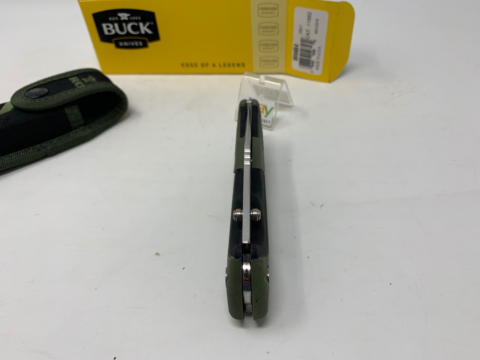 Buck USA 659 Large Pursuit Folding Hunting Knife with Sheath - New In Box! 