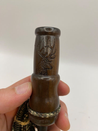 Genuinely Amish Crafted Female Elk Cow Call with Lanyard