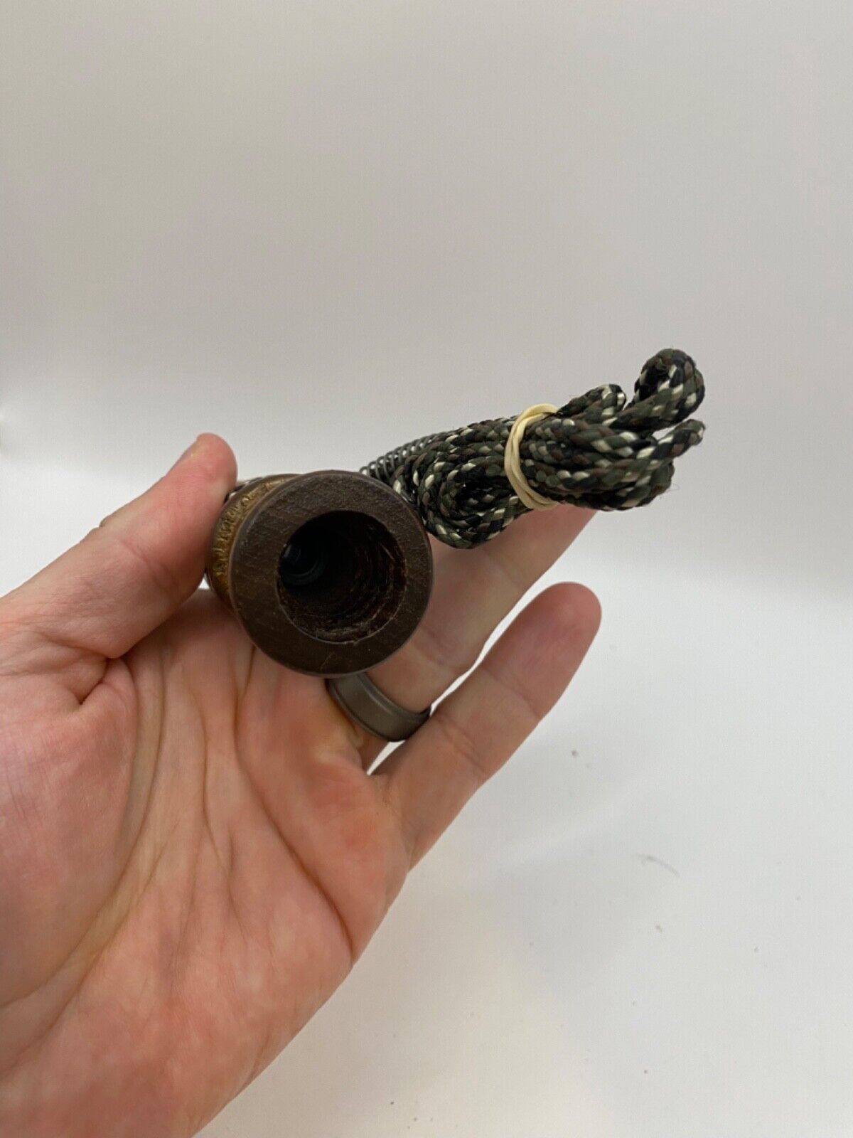 Genuinely Amish Crafted Duck Call with Lanyard - Wooden