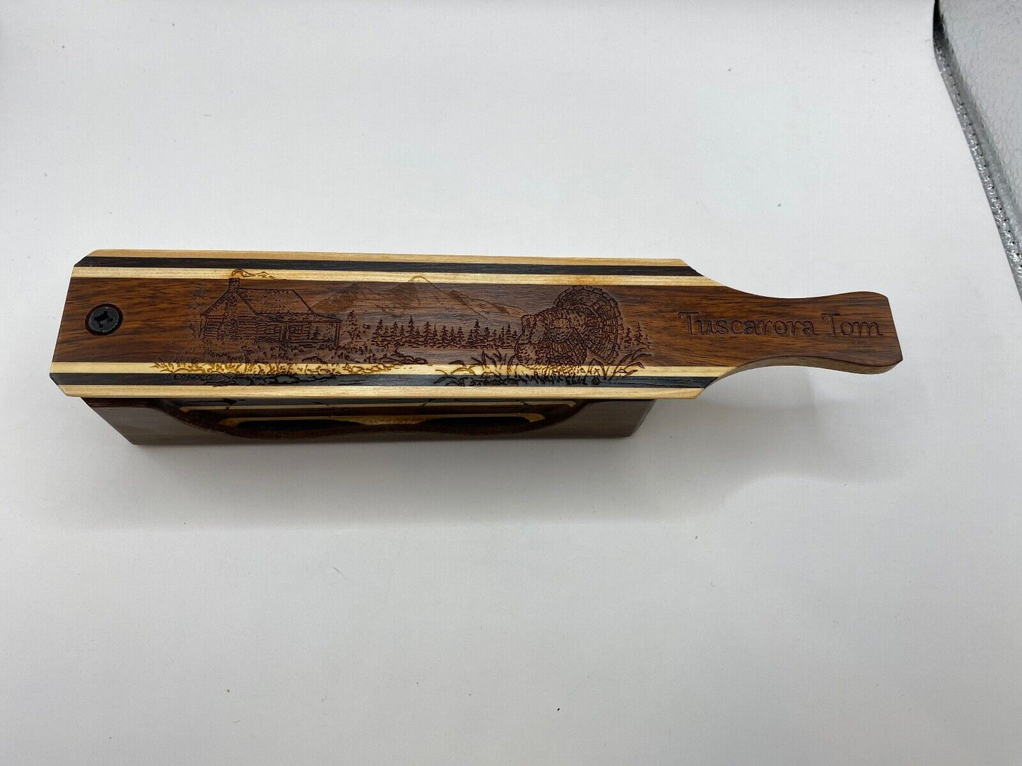 Genuinely Amish Crafted "Tuscarora Tom" Turkey Box Call