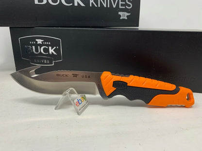 Buck USA 657 Large Pursuit PRO Fixed Blade Hunting Knife with Sheath, Guthook!