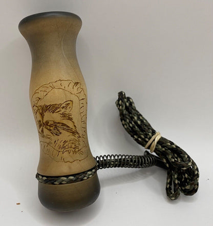 Wooden Amish Crafted Coon Squaller Raccoon Squealer Call
