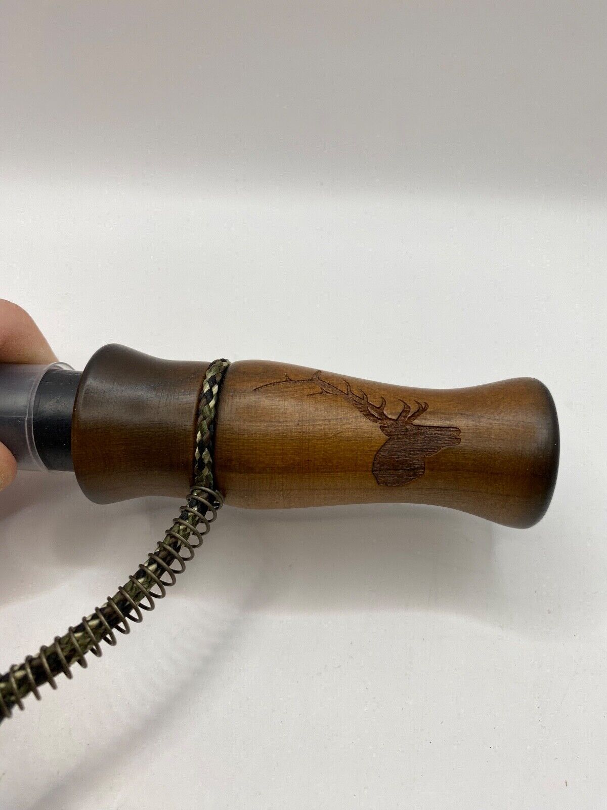 Genuinely Amish Crafted Wooden Elk Bugle Call with Lanyard