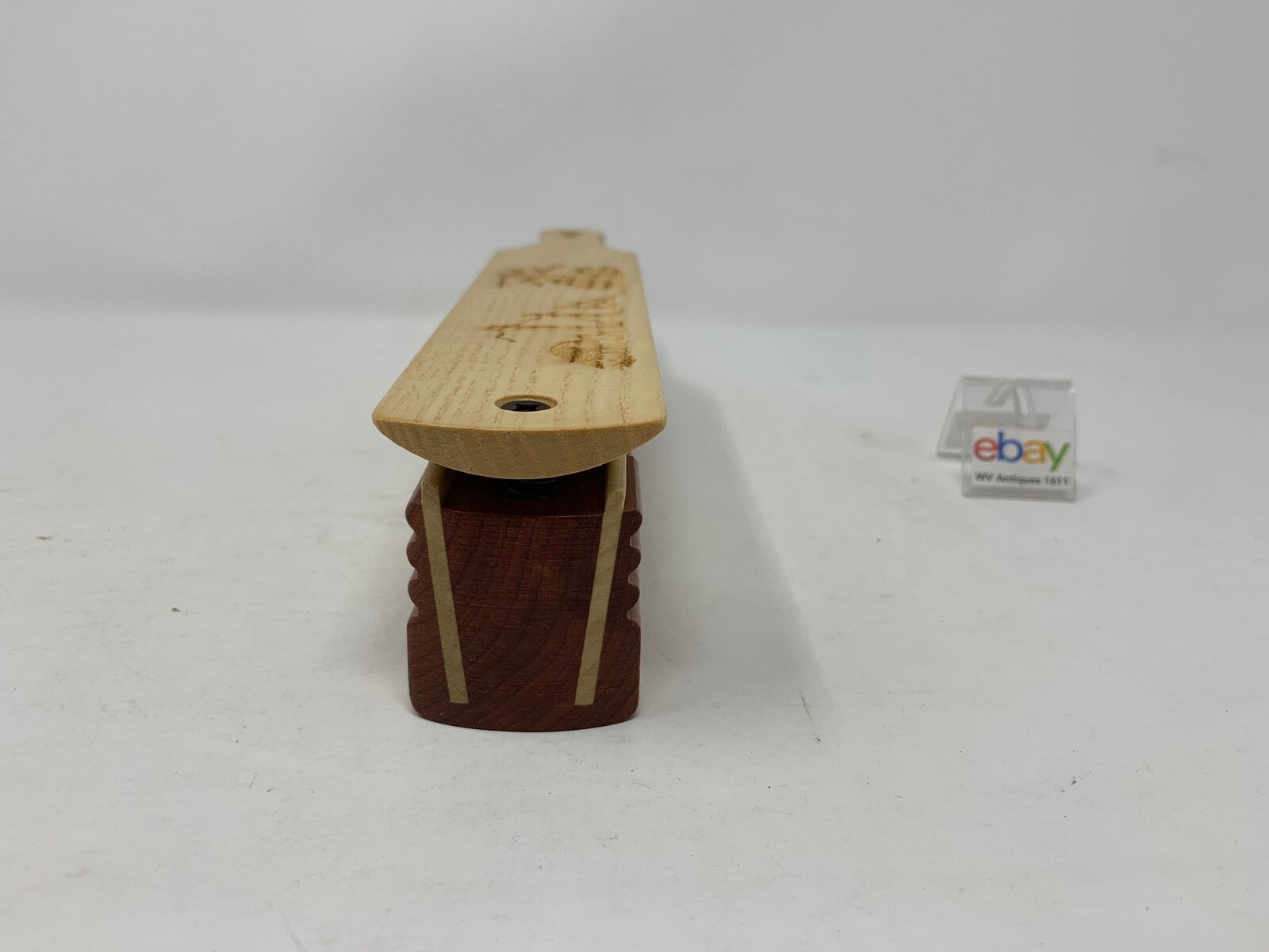 Wooden Amish Crafted "10" Handle Half Moon" Turkey Box Call - New, Unused!