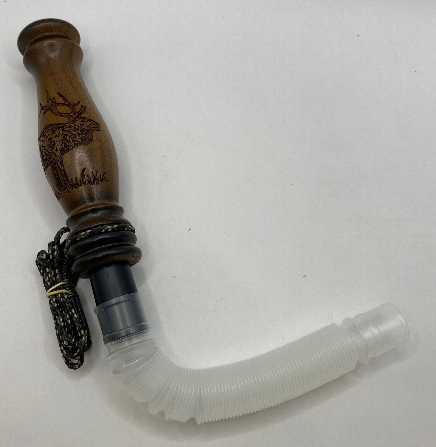 Genuinely Amish Crafted Wooden Elk Bugle Call with Lanyard