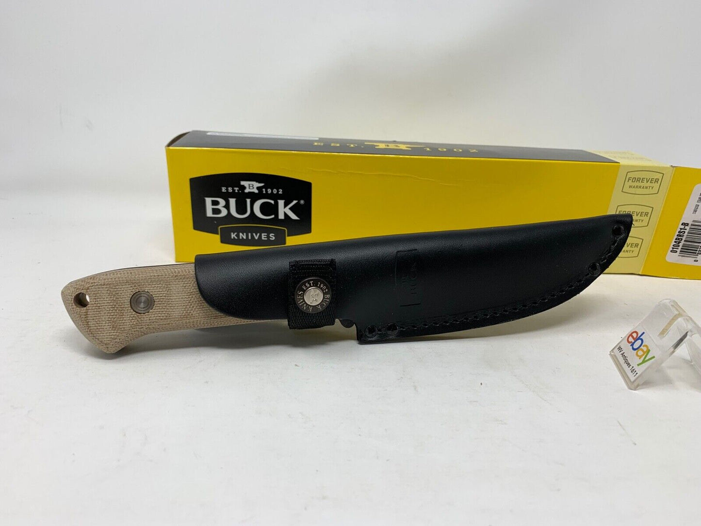 Buck USA 104 "Compadre Camp Knife" Fixed Blade Knife with Sheath - New In Box!