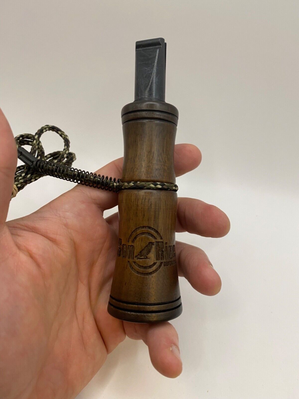 Wooden Amish Crafted Son Rize Crow Call - Big, Full Sound