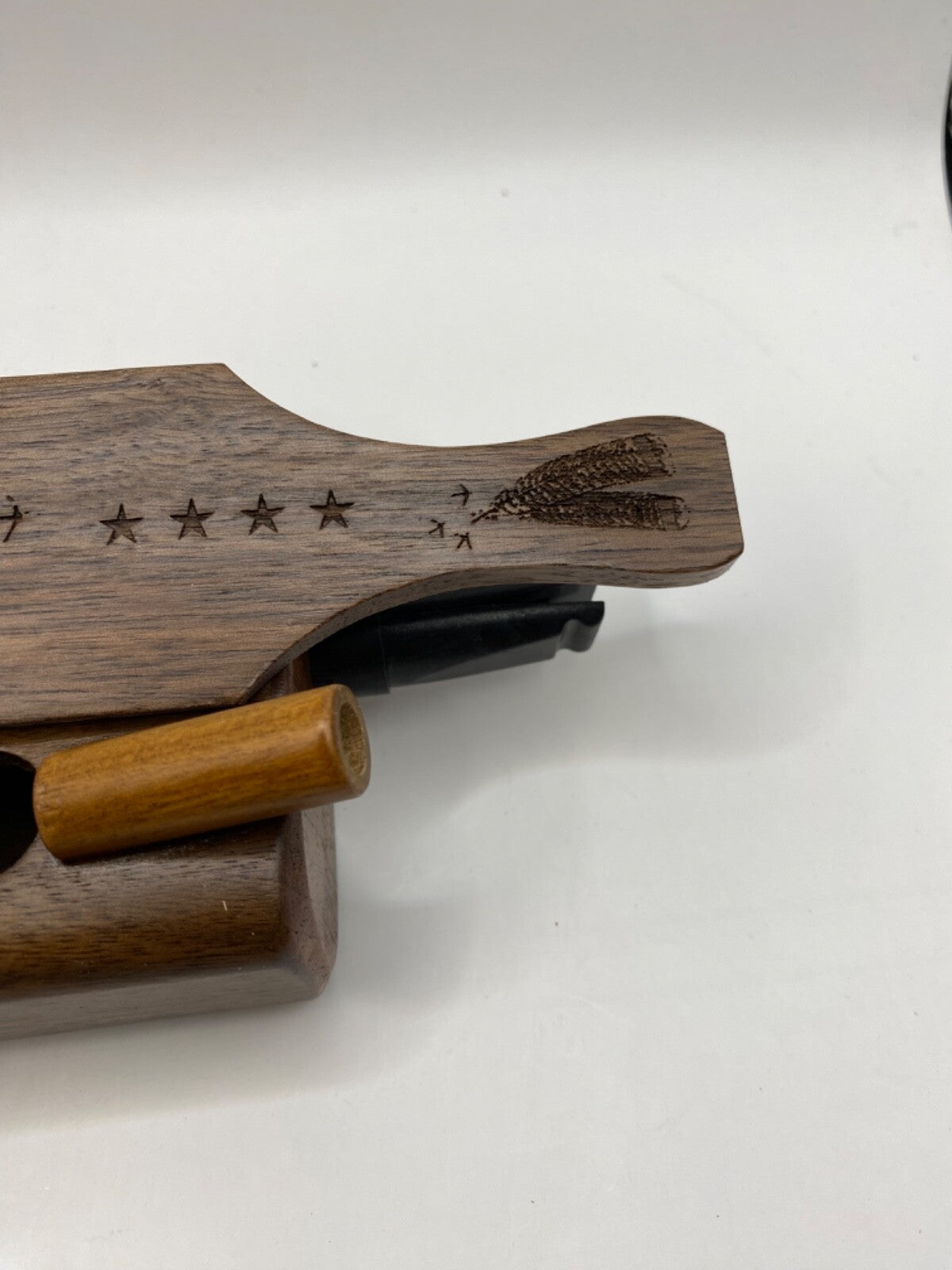 Genuinely Amish Crafted "Four Star" Combo Turkey Box Call - Crow, Owl, Hawk!