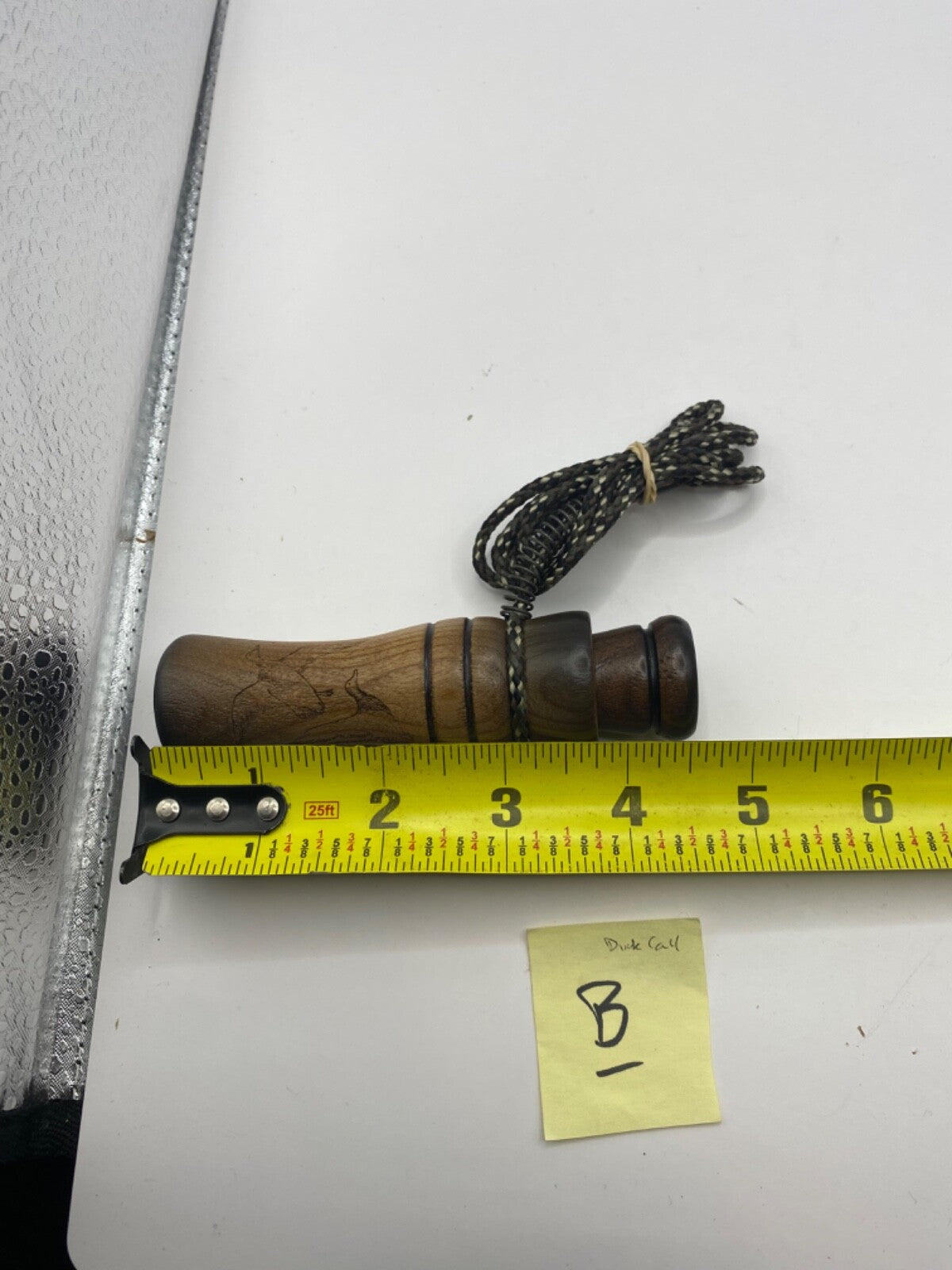 Genuinely Amish Crafted Duck Call with Lanyard - Wooden - New, Unused!