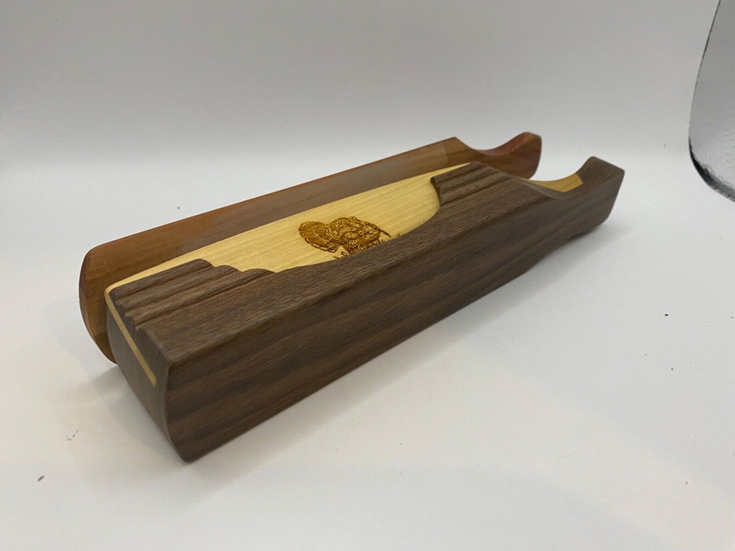 Genuinely Amish Crafted "Handle Half Moon" Turkey Box Call