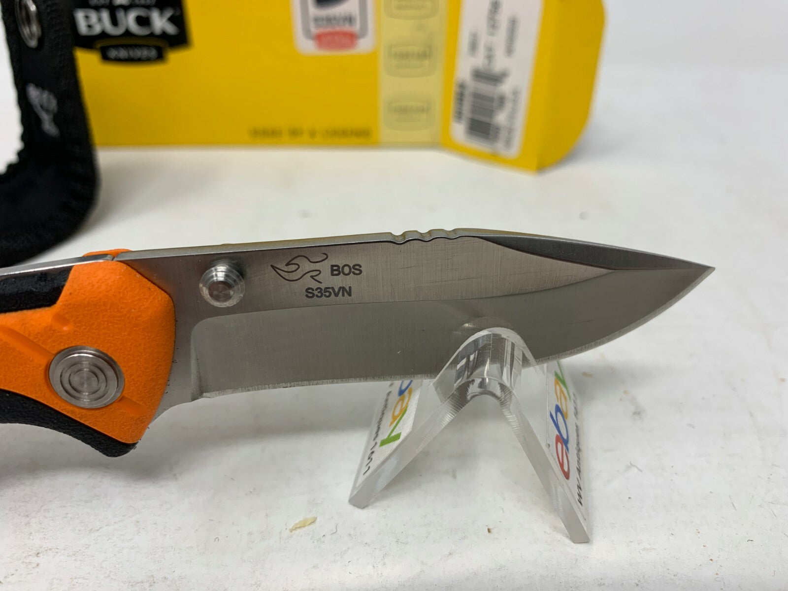 Buck USA 661 Small Pursuit PRO Folding Hunting Knife with Sheath - New In Box! 