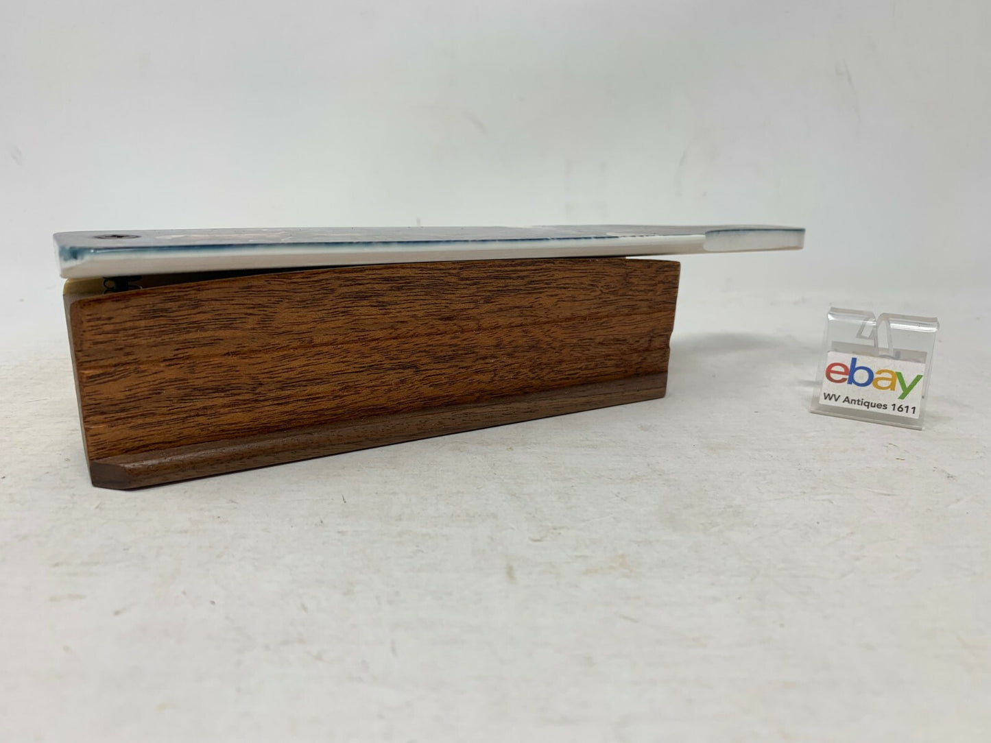 Wooden Amish Crafted Painted Lid Turkey Box Call - Elk Scene - New, Unused!