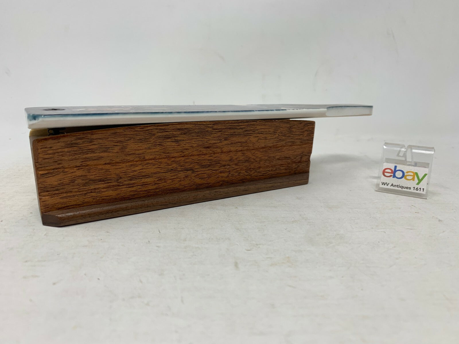 Wooden Amish Crafted Painted Lid Turkey Box Call - Elk Scene - New, Unused!