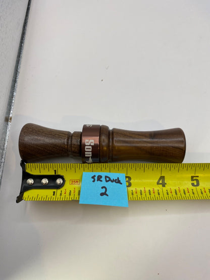 Wooden Amish Crafted Son Rize Duck Call - Big, Full Sound - New, Unused!