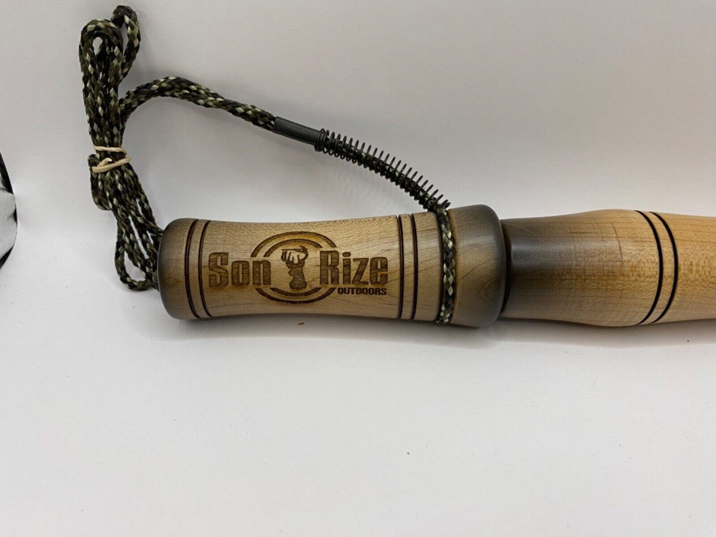 Wooden Amish Crafted Son Rize Buck / Deer Grunt Call - All Wood, Deep Sound!