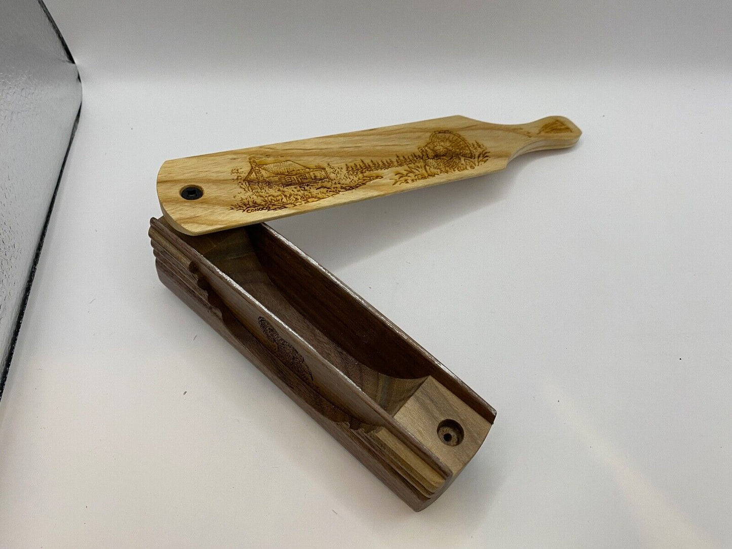 Genuinely Amish Crafted "Half Moon" Turkey Box Call