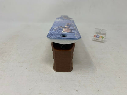 Wooden Amish Crafted Painted Lid Turkey Box Call - Elk Scene