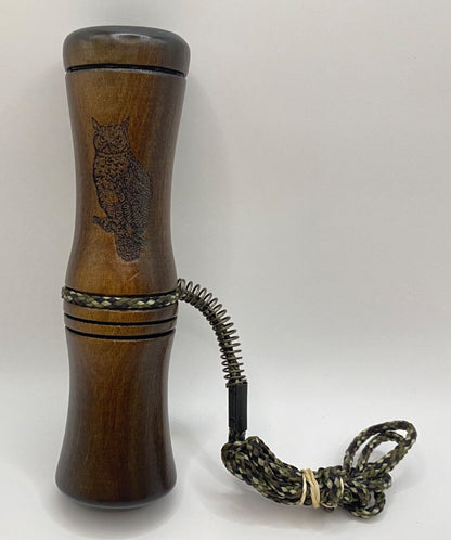 Genuinely Amish Crafted Barred Owl Hooter / Call - Wooden - Turkey Locator Call!