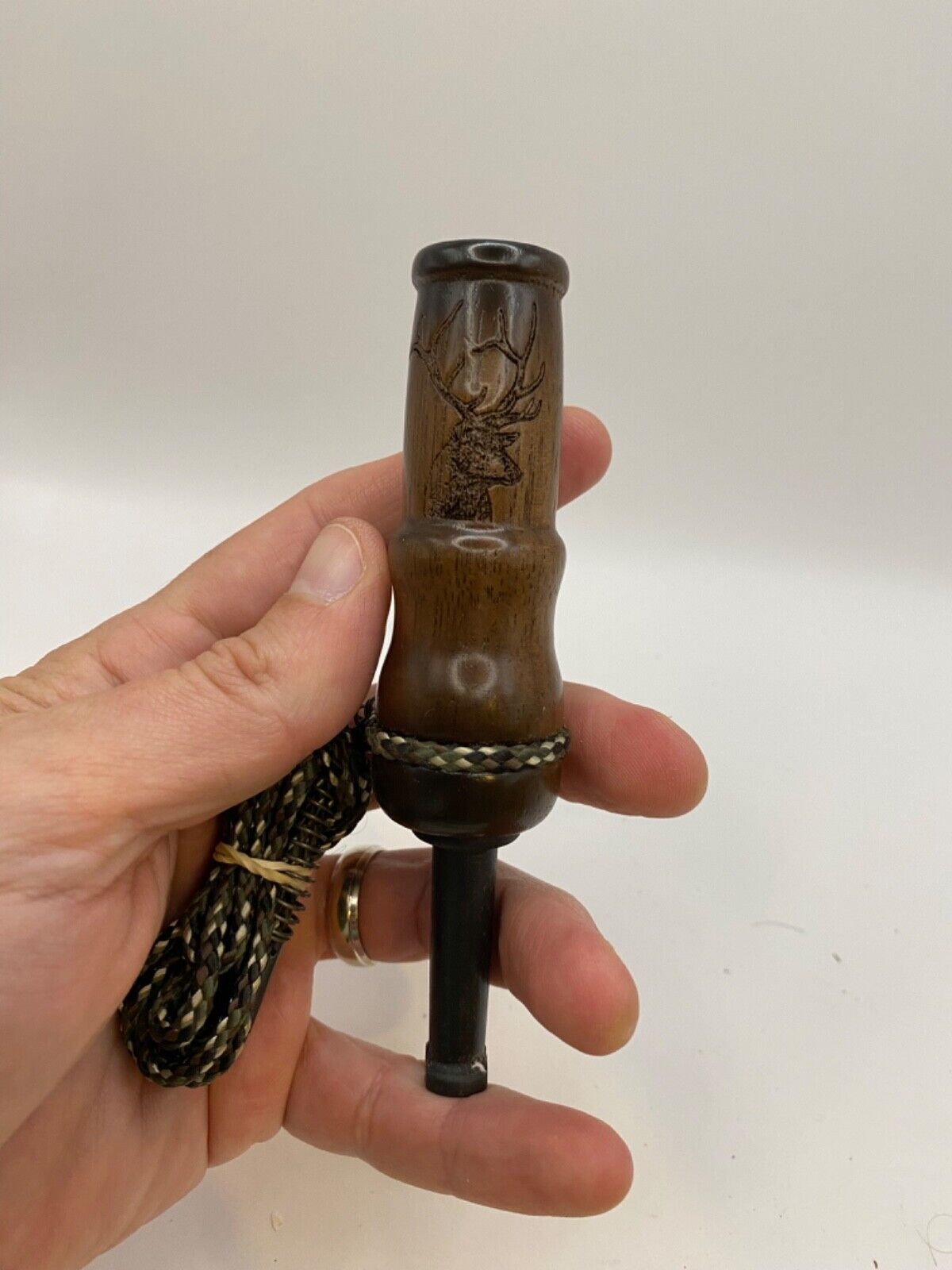 Genuinely Amish Crafted Female Elk Cow Call with Lanyard