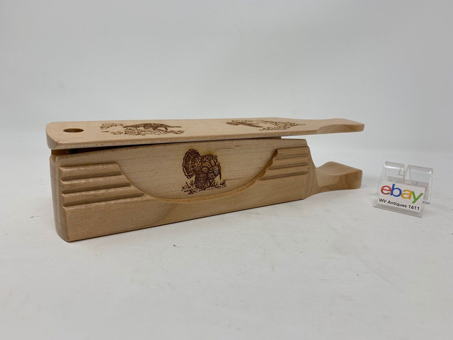 Genuinely Amish Crafted "Handle Half Moon" Turkey Box Call