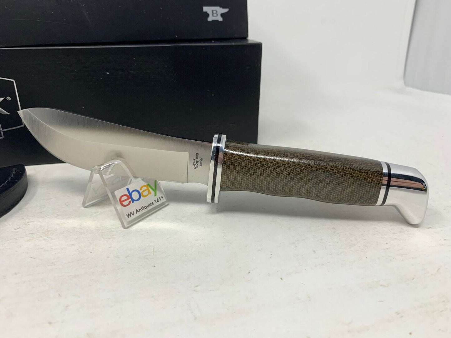 Buck USA 103 Skinner PRO with Sheath, Single Blade, Micarta Handle, S35VN New