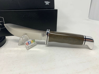 Buck USA 103 Skinner PRO with Sheath, Single Blade, Micarta Handle, S35VN New