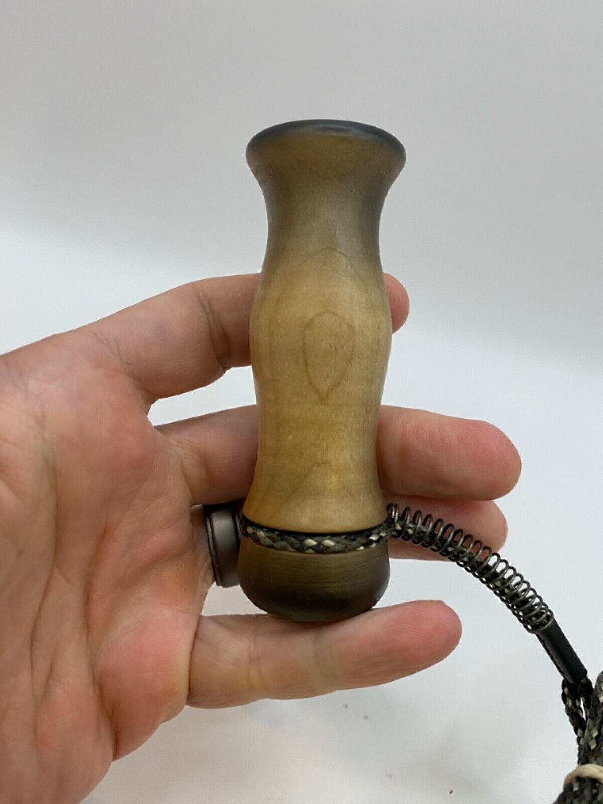 Wooden Amish Crafted Coon Squaller Raccoon Squealer Call