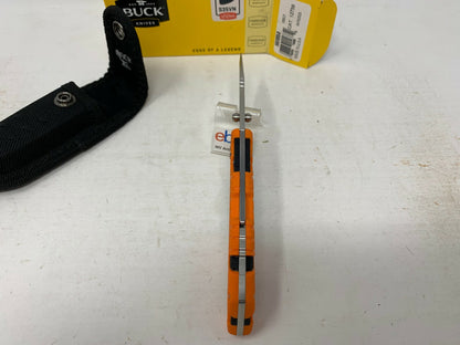 Buck USA 661 Small Pursuit PRO Folding Hunting Knife with Sheath - New In Box! 