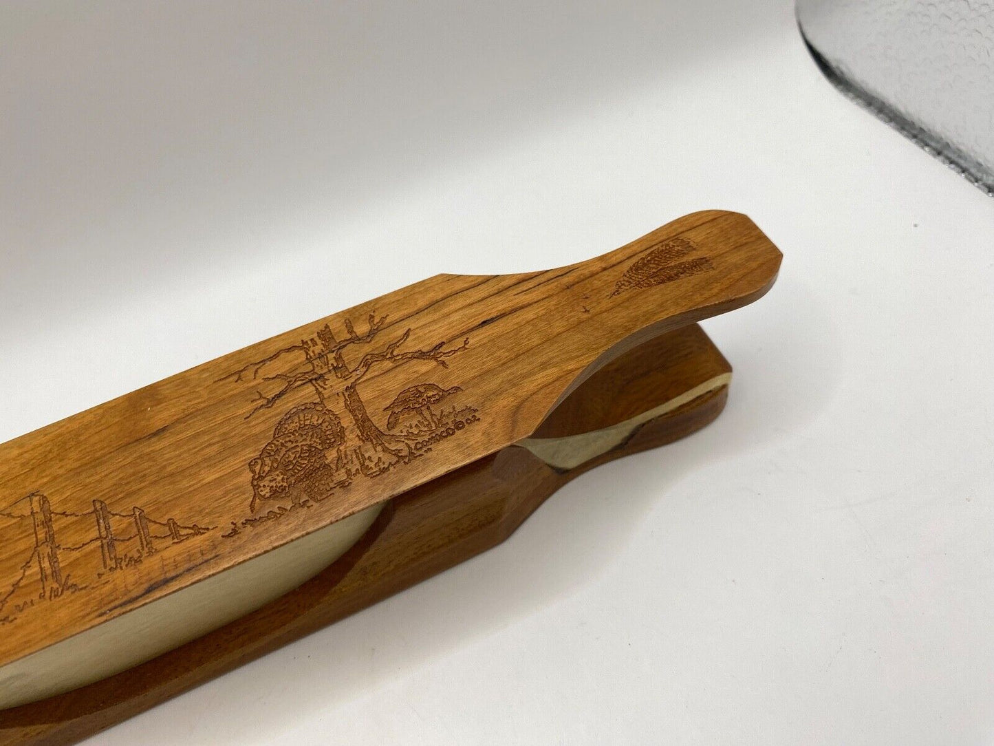 Genuinely Amish Crafted "Handle Half Moon" Turkey Box Call