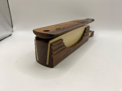 Genuinely Amish Crafted "Handle Half Moon" Turkey Box Call