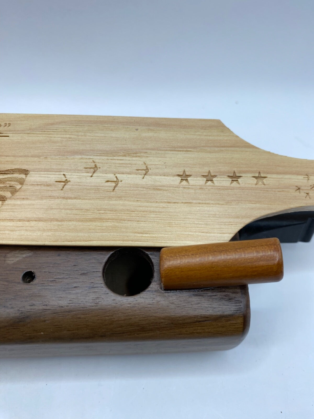Genuinely Amish Crafted "Four Star" Combo Turkey Box Call - Crow, Owl, Hawk!