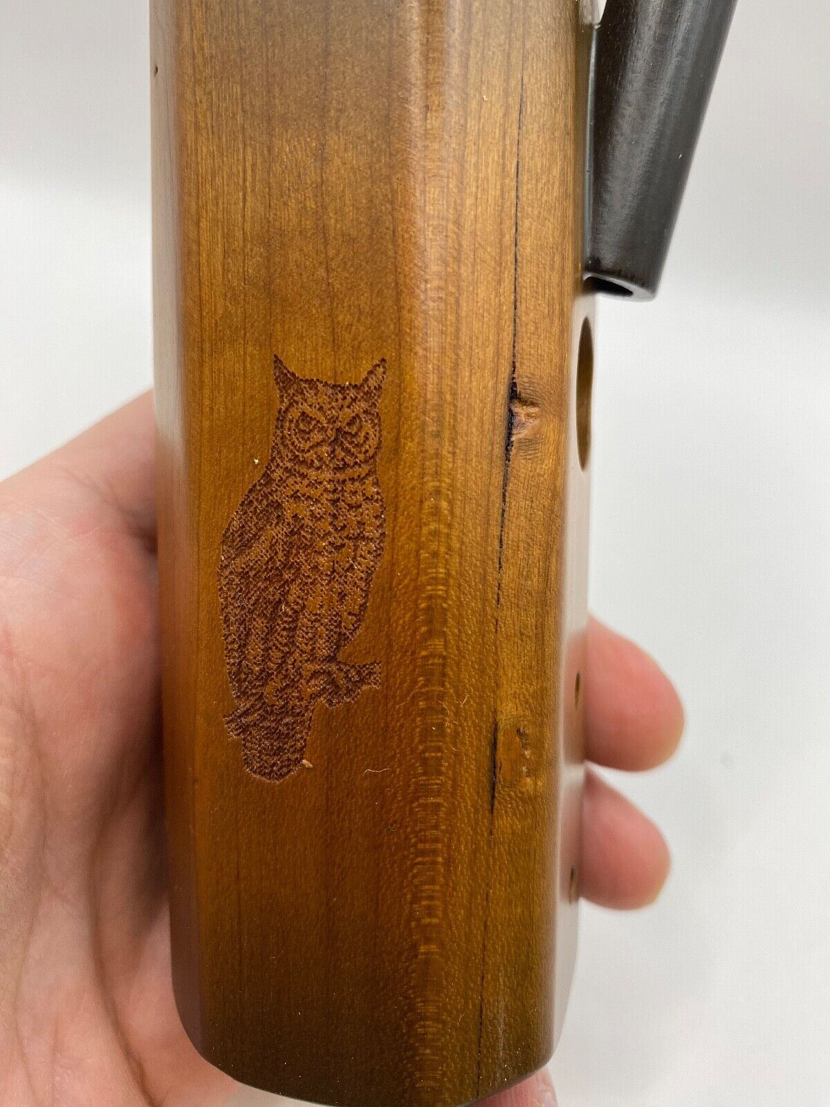 Genuinely Amish Crafted Owl Hooter / Owl Call - Wooden - Turkey Locator Call !